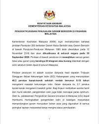 Jenis dan tarif pnbp terbaru atas layanan jasa. Pindaan Peraturan 285 Kementerian Kesihatan Malaysia Facebook