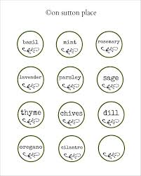 Herb Garden Markers Printable Free Easy On Sutton Place Herb Markers Herb Garden Markers Mason Jar Herbs