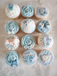 Boy baby shower cupcake toppers blue gray shower cupcake etsy. Pin On Cupcakes