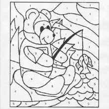 animals color by number coloring pages coloring pages printable coloring pages hellokids com