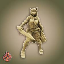 3d Printable Lace The Tabaxi Rogue By Crippled God Foundry I play 3.5 and i have seen home brewed stuff saying catfolk and some saying tabaxi. lace the tabaxi rogue