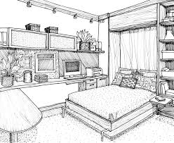 Bedroom Interior Design Drawing Furniture Design Sketches Bedroom Drawing Interior Design Drawings