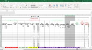 Description this monthly employee timesheet from someka is an aesthetically appealing excel spreadsheet model. How To Do Payroll In Excel In 7 Steps Free Template
