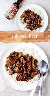 Thinly Sliced Beef With Sukiyaki Sauce Recipe Sukiyaki Recipe Beef Sukiyaki Recipe Beef Recipes Easy