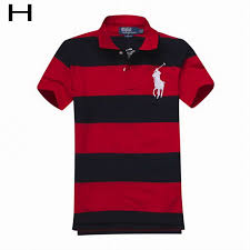 Black And Red Striped T Shirt Mens Polo Ralph Lauren Men Bold Striped Big Pony Polo Black Red Big Men Fashion Ralph Lauren Outfits Mens Fashion Wear