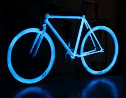 Neon Blue Bike Singlespeeder Fahrrad Hochgefuhl