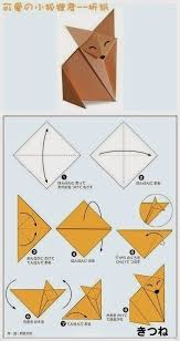 Diy By M Printable Origami Renard Design Origami Origami Simple