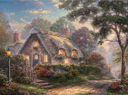 Get it as soon as fri, sep 18. Thomas Kinkade Cottage Puzzles Jigsaw Puzzles For Adults Kinkade Paintings Thomas Kinkade Cottage Thomas Kinkade Paintings