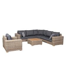 Outdoor patio sectional sofa wicker furniture clips new 8/10x rattan chair h2m1. L Shape Round Rattan Sofa With One Single Sofa With One Table China
