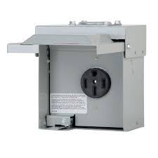Maybe you would like to learn more about one of these? Eaton Chu1s 50 Amp Temporary Rv Power Outlet Box At Sutherlands