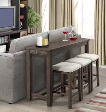 Its boxy profile and canted legs. Elements International Group Console Table 3 Stools Bar Table Bar Table Sets Home Decor