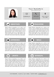 my first resume template for kids