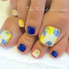 ヒーリングネイルフット夏仕様 Toki Nails Gold Coast