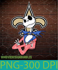 Browse more new orleans saints vectors from istock. Jack Skellington New Orleans Saints Png Clipart Illustration Movie Design Bundles