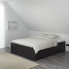 Brimnes Bed Frame With Storage Black Queen Ikea In 2020 Bed Frame With Storage Brimnes Bed Ikea Bed Frames