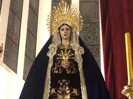 La profecía de simeón en la presentación del niño jesús · segundo dolor: La Virgen De Los Dolores Por Primera Vez En La Parroquia De San Jose Solo Puente Genil