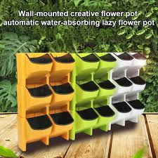 Historically, and still to a significant extent today, they are made from plain terracotta with no ceramic glaze, with a round shape, tapering inwards. Buy Self Watering Flower Pot Stackable Vertical Planter Wall Hanging Durable For Garden At Affordable Prices Free Shipping Real Reviews With Photos Joom