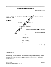 It is good to understand the various types of lease agreements so as to know. Residential Rental Lease Australia Legal Templates Agreements Contracts And Forms