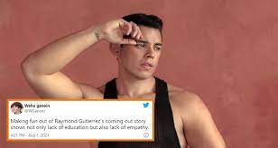 Gutierrez shared that he, like many others, struggled to come to terms with his sexuality. Rsba8htnu1iyjm