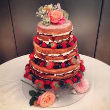 Victoria Sponge Wedding Cake Three Tiers Of Vanilla Sponge Raspberry Jam Whipped Cream And Fresh Fruit Victoria Sponge Wedding Cake Victoria Sponge Cake