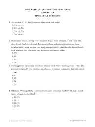 Downlod prota promes silabus rpp dan kkm kelas x, xi dan xii sma semua mapel berdasarkan kurikulum 2013 Soal Ukg Smp Matematika Pdf