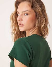 Cotton On 90s baby tee in green