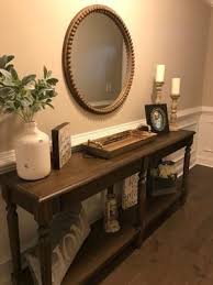 Round Natural Beaded Wall Mirror Kirklands Entryway Table Decor Home Entrance Decor Sofa Table Decor