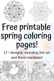 Springtime coloring pages spring printable archives throughout. Free Printable Spring Coloring Pages For Adults Coloring And Drawing