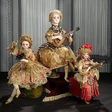 french musical automaton lady with mandolin by leopold lambert original costume 6000 8000 art antiques collectibl dolls bisque head doll toy collection
