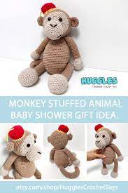 Monkey Stuffed Toy Safari Baby Room Baby Girl Gift Ideas Etsy Baby Shower Gifts Unisex Baby Shower Gifts Animal Baby Room