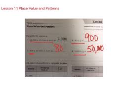 Post answers to questions and tell the students two answers are incorrect. Go Math Grade 5 Lesson 1 1 Answer Key