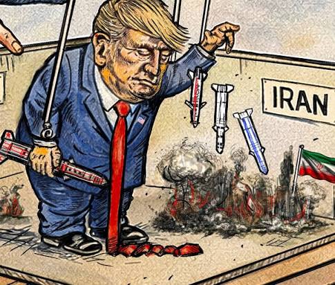 Louisville Independent Observer | Louisville Independent Political Cartoonist Michael Ray looks at who's holding the strings controlling Trump and the U.S.'s latest... | Instagram