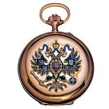 Pavel Bure Russian Imperial Presentation Gold Pocket Watch Pocket Watch Antique Pendant Watches Gold Pocket Watch