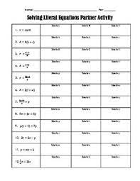 These worksheets and lessons help students learn how to work with a single variable in multiple locations of an expression or equation. Pin On School