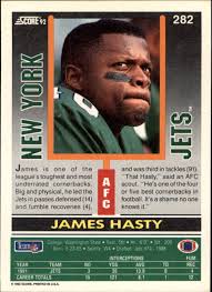 1992 Score #282 James Hasty