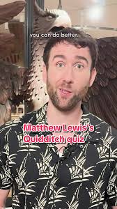 matthew lewis proving he was absolutely perfect for the role of neville  #harrypotter #quidditch #matthewlewis @The Harry Potter Shop