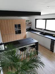 Cuisine moderne noir et bois. Cuisine Noire Et Bois 15 Modeles Tendances Kozikaza