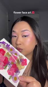 Face Flowers Real Dried and Pressed Flowers for Face Festival Makeup Rave  Accessories Violet