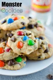 Chewy Monster Cookieschewy Monster Cookies Soft And Chewy Peanut Butter Cookies Filled With Oats C Favorite Cookie Recipe Monster Cookies Cookie Bar Recipes