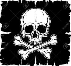99¢ 2nd box, 4th box free. Skull And Crossbones Over Black Flag Freehand Drawing Royalty Free Cliparts Vectors And Stock Illustration Image 17697136