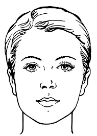 coloriage visage de femme agee dessin gratuit a imprimer champignon pour enfants