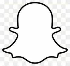 Snapchat Ghost Outline Transparent Png Snapchat Logo White Clipart Snapchat Logo Logo Outline Ghost Logo