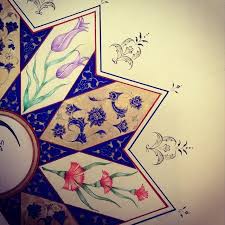 Tezhip Tarama Karanfil Lale Altin Halkar Hat Vav Islamsanati Islamicart Art Rumi Islamic Art Art Instagram