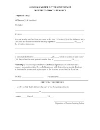 Does a landlord not renewing a lease need a reason? Alabama Lease Termination Letter Form 30 Day Notice Eforms