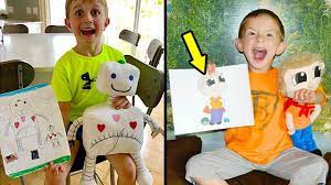 This Company Creates Stuffed Animals From Kids Drawings Drawing Videos For Kids Animals Monkey Stuffed Animal
