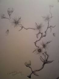 Black And White Cherry Blossom Thigh Tattoo Black And White Cherry Blossom Tattoo Google Search Back Tattoo Flower Thigh Tattoos Cherry Blossom Tattoo Shoulder