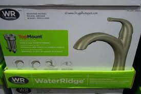 water ridge pull out kitchen faucet
