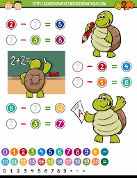 Instrucciones para descargar las fichas matemáticas primerio primaria: Juegos De Restas Para Ninos Aprende A Restar En Primaria