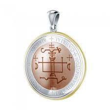 Archangel Gabriel Sigil Three Tone Pendant Opd2819 Archangel Gabriel Archangels Seal Of Solomon