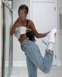 2020 crop tees sale ! Classy Jeans Urban Outfitters Outfit Summer 2020 Outfits Beige Tea Time Cute Casual Outfits Fashion Inspo Outfits Aesthetic Clothes